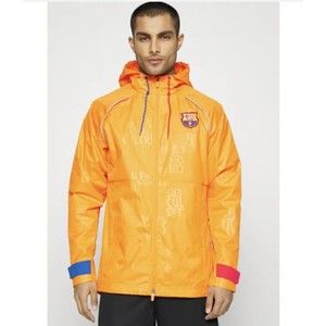 New Nike 2021-2022 FC Barcelona Soccer ALL WEATHER Jacket  DH7831-836 Men’s XL